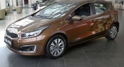 4 199 р. Молдинги RA KIA Ceed 2 JD рестайлинг, хэтчбэк (2015-2018) (Поверхность шагрень)  с доставкой в г. Воронеж. Увеличить фотографию 5