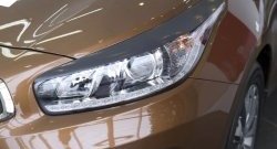 1 639 р. Реснички на фары (рестайлинг, хетчбек) RA  KIA Ceed  2 JD (2015-2018) рестайлинг, хэтчбэк (Поверхность глянец (под окраску), Неокрашенные)  с доставкой в г. Воронеж. Увеличить фотографию 6