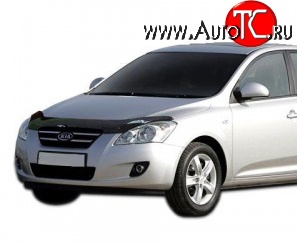 1 099 р. Дефлектор капота NovLine KIA Ceed 1 ED дорестайлинг, хэтчбэк 5 дв. (2006-2010)  с доставкой в г. Воронеж