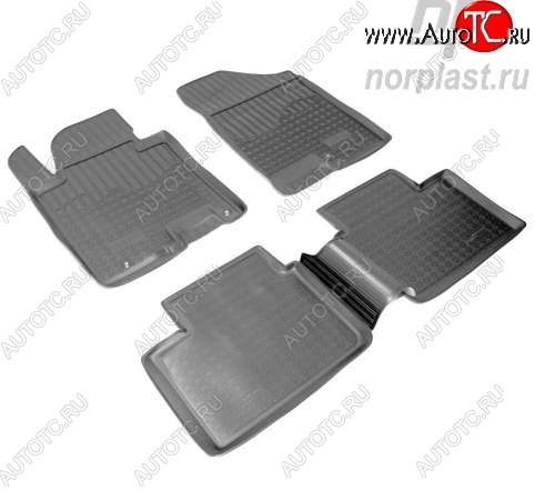 2 349 р. Коврики салонные литьевые Norplast  KIA Ceed  1 ED (2010-2012) рестайлинг, хэтчбэк 5 дв.  с доставкой в г. Воронеж