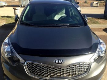 Дефлектор капота SIM KIA Cerato  3 YD (2013-2016) дорестайлинг седан