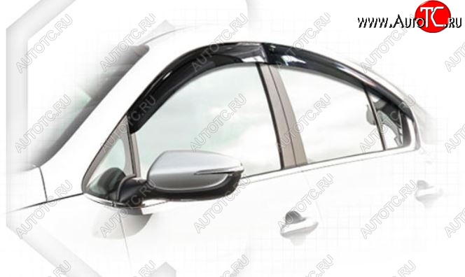 2 199 р. Дефлектора окон CA-Plastiс KIA Cerato 3 YD дорестайлинг седан (2013-2016) (Classic полупрозрачный, Без хром.молдинга) с доставкой в г. Воронеж Увеличить фотографию 1 2 199 р. Дефлектора окон CA-Plastiс KIA Cerato 3 YD дорестайлинг седан (2013-2016) (Classic полупрозрачный, Без хром.молдинга) с доставкой в г. Воронеж