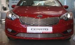 4 799 р. Декоративная вставка решетки радиатора Berkut  KIA Cerato  3 YD (2013-2016) дорестайлинг седан  с доставкой в г. Воронеж. Увеличить фотографию 1