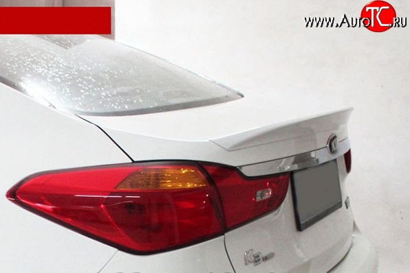 2 149 р. Лип спойлер K3 KIA Cerato 3 YD дорестайлинг седан (2013-2016) (Неокрашенный)  с доставкой в г. Воронеж