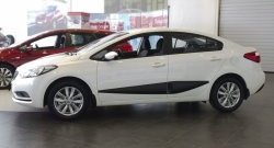 4 129 р. Молдинги RA (широкие, комплект на 4 двери)  KIA Cerato  4 BD (2018-2025) дорестайлинг седан, рестайлинг седан (Поверхность глянец (под окраску), Неокрашенные)  с доставкой в г. Воронеж. Увеличить фотографию 5