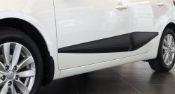 4 129 р. Молдинги RA (широкие, комплект на 4 двери)  KIA Cerato  4 BD (2018-2025) дорестайлинг седан, рестайлинг седан (Поверхность глянец (под окраску), Неокрашенные)  с доставкой в г. Воронеж. Увеличить фотографию 6