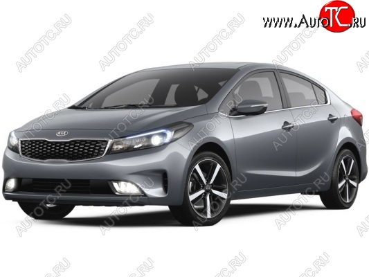 4 099 р. Передний бампер JORDEN  KIA Cerato  3 YD (2016-2019) рестайлинг седан (Неокрашенный)  с доставкой в г. Воронеж