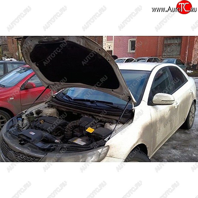 1 699 р. Упоры капота Russtal KIA Cerato 2 TD седан (2008-2013)  с доставкой в г. Воронеж