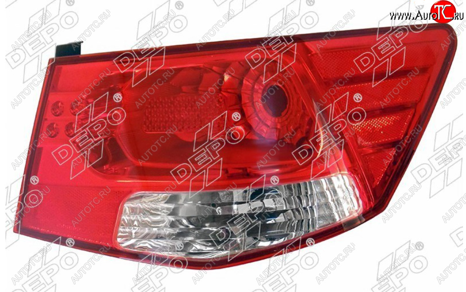 7 449 р. Правый фонарь задний DEPO KIA Cerato 2 TD седан (2008-2013)  с доставкой в г. Воронеж