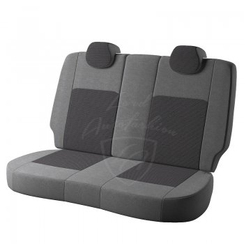 6 749 р. Чехлы для сидений (Comfort) Lord Autofashion Турин (жаккард)  KIA Cerato  2 TD (2008-2013) седан (Серый Норд, вставка Тома серый)  с доставкой в г. Воронеж. Увеличить фотографию 2