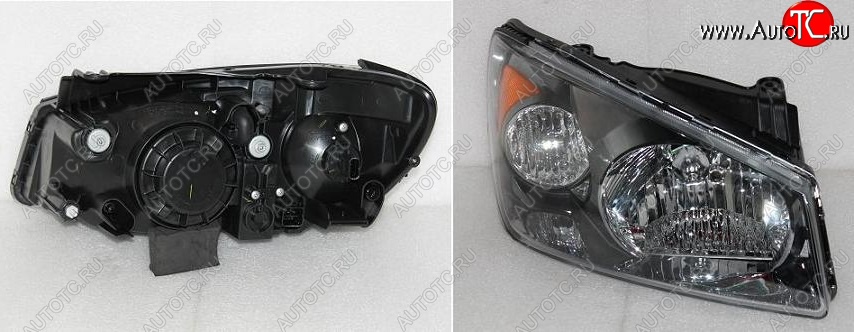 2 549 р. Фара BRIGHTROAD (под мех. корректор правая) KIA Cerato 1 LD седан дорестайлинг (2003-2007)  с доставкой в г. Воронеж