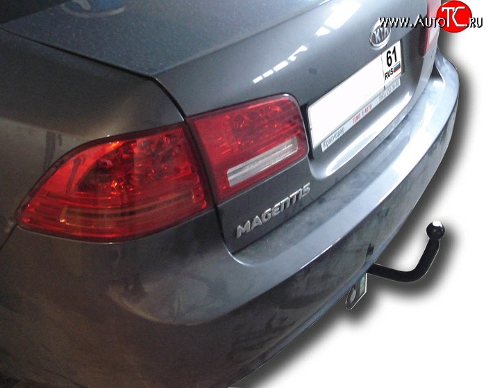 5 349 р. Фаркоп Лидер Плюс  KIA Magentis (2005-2010) (Без электропакета)  с доставкой в г. Воронеж