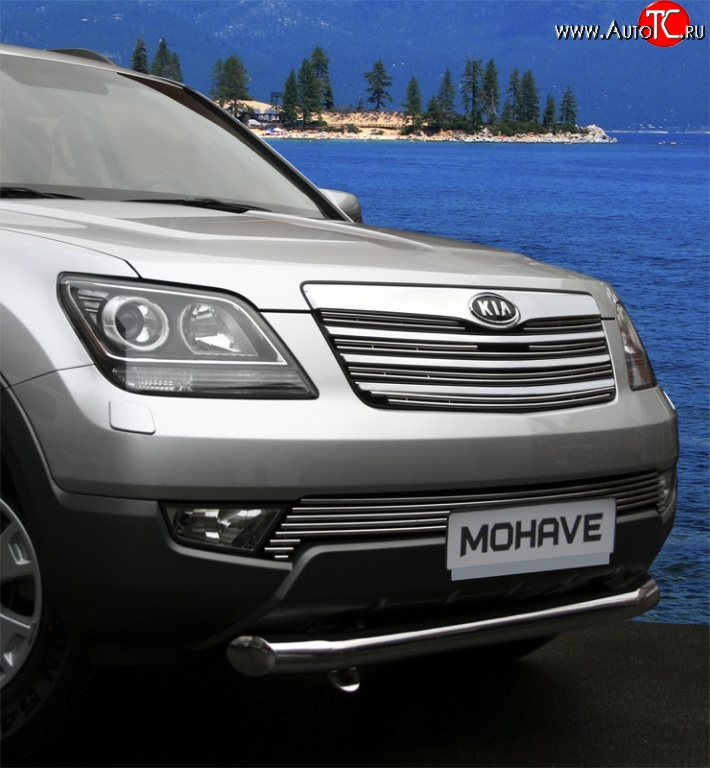 5 759 р. Декоративная вставка воздухозаборника Novline KIA Mohave HM дорестайлинг (2008-2017)  с доставкой в г. Воронеж