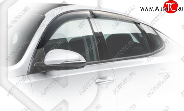 2 099 р. Дефлектора окон CA-Plastiс KIA Optima 4 JF дорестайлинг седан (2016-2018) (Classic полупрозрачный, Без хром.молдинга) с доставкой в г. Воронеж Увеличить фотографию 1 2 099 р. Дефлектора окон CA-Plastiс KIA Optima 4 JF дорестайлинг седан (2016-2018) (Classic полупрозрачный, Без хром.молдинга) с доставкой в г. Воронеж
