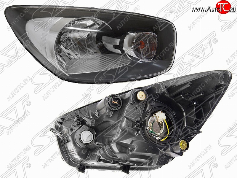 4 949 р. Правая передняя фара SAT KIA Picanto 2 TA хэтчбэк 5 дв. дорестайлинг (2011-2015)  с доставкой в г. Воронеж
