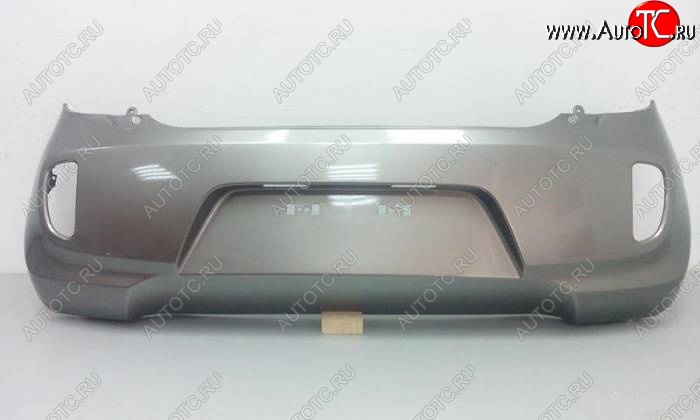 3 649 р. Бампер задний SPARD KIA Picanto 2 TA хэтчбэк 5 дв. дорестайлинг (2011-2015) (Неокрашенный)  с доставкой в г. Воронеж
