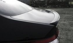 5 149 р. Лип спойлер Сабля KIA Rio 1 DC дорестайлинг седан (2000-2002) (Неокрашенный)  с доставкой в г. Воронеж. Увеличить фотографию 2