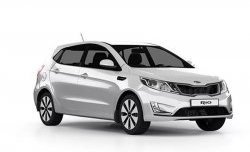 Стандартный передний бампер KIA Rio 3 QB дорестайлинг седан (2011-2015) (Окрашенный)