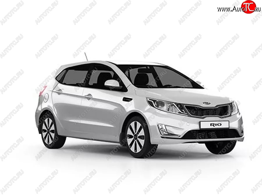 3 659 р. Стандартный передний бампер KIA Rio 3 QB дорестайлинг седан (2011-2015) (Окрашенный)  с доставкой в г. Воронеж