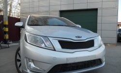 3 639 р. Решётка радиатора Pandora  KIA Rio  3 QB (2011-2015) дорестайлинг седан, дорестайлингхэтчбек5дв. (Неокрашенная)  с доставкой в г. Воронеж. Увеличить фотографию 8