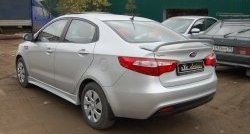 2 549 р. Спойлер LitCompany KIA Rio 3 QB дорестайлинг седан (2011-2015) (Неокрашенный)  с доставкой в г. Воронеж. Увеличить фотографию 3