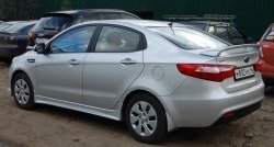 2 549 р. Спойлер LitCompany KIA Rio 3 QB дорестайлинг седан (2011-2015) (Неокрашенный)  с доставкой в г. Воронеж. Увеличить фотографию 4