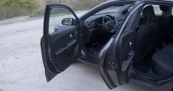 2 449 р. Накладки на порожки автомобиля RA v2  KIA Rio  3 QB (2015-2017) рестайлинг седан  с доставкой в г. Воронеж. Увеличить фотографию 3