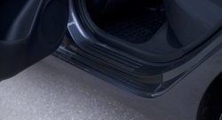 2 449 р. Накладки на порожки автомобиля RA v2  KIA Rio  3 QB (2015-2017) рестайлинг седан  с доставкой в г. Воронеж. Увеличить фотографию 5
