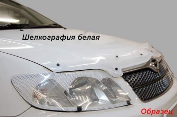 1 999 р. Дефлектор капота CA-Plastic  KIA Rio  X-line (2017-2021) (Classic черный, Без надписи)  с доставкой в г. Воронеж. Увеличить фотографию 6