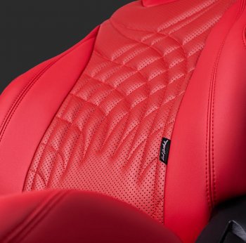 20 999 р. Чехлы для сидений Lord Autofashion Байрон ПРЕЗИДЕНТ (экокожа, спинка 60/40, 3 Г-образных подголовника)  KIA Rio ( 4 FB,  X-line,  4 YB,  X) (2016-2025) дорестайлинг седан, дорестайлинг, хэтчбэк, рестайлинг, рестайлинг седан, рестайлинг, хэтчбэк (Красный, вставка красная, строчка красная)  с доставкой в г. Воронеж. Увеличить фотографию 2