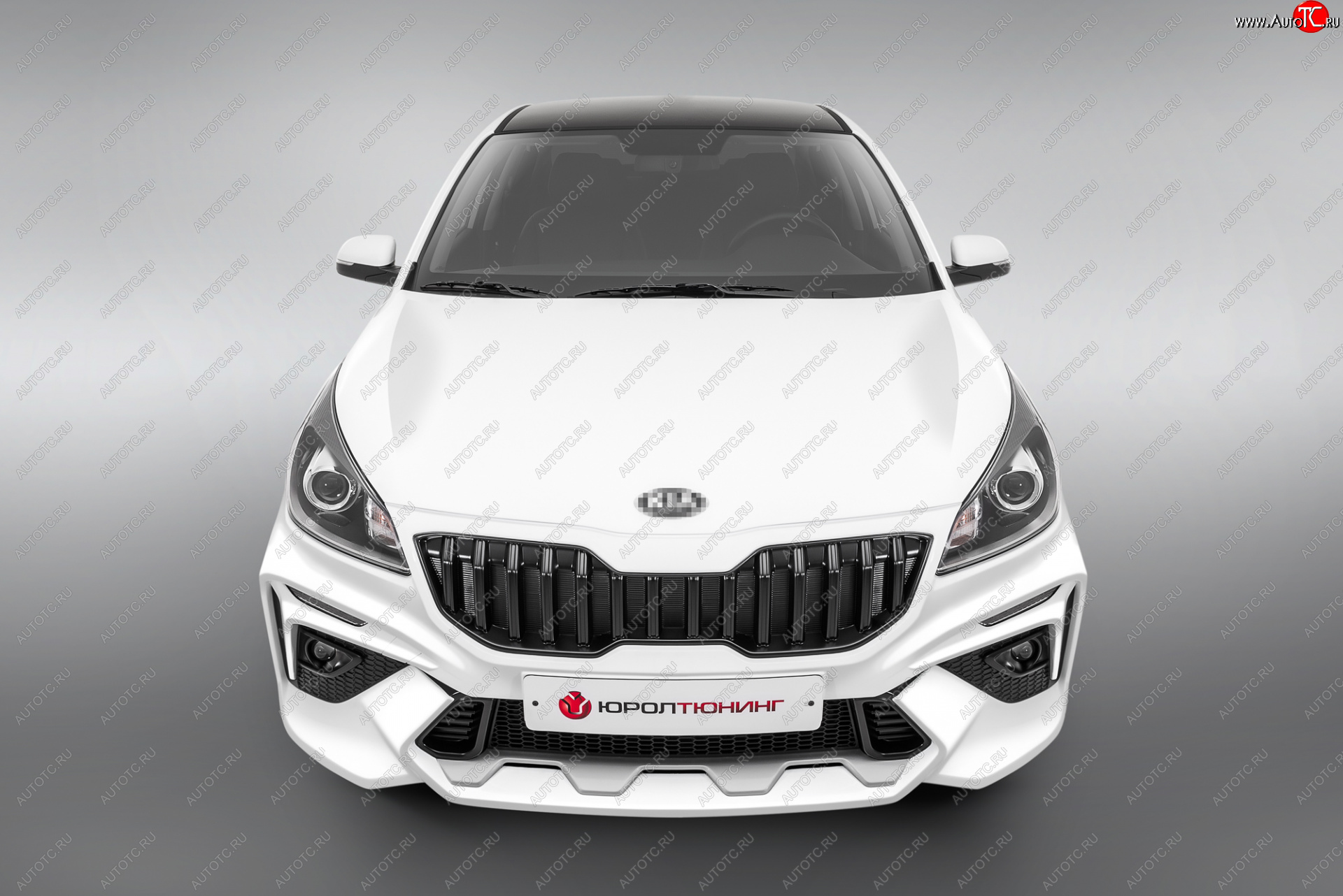 18 799 р. Передний бампер ROTOR KIA Rio 4 FB дорестайлинг седан (2016-2020) (Неокрашенный, без накладок ДХО)  с доставкой в г. Воронеж