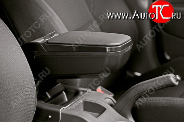 3 199 р. Подлокотник Armster 2 KIA Rio 4 FB дорестайлинг седан (2016-2020) (Черный)  с доставкой в г. Воронеж
