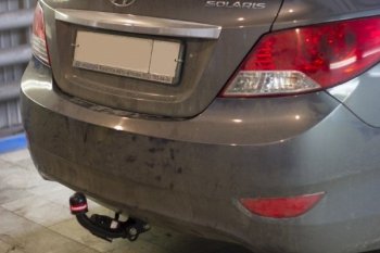 9 699 р. Фаркоп Bosal-Oris. (тип шара A) Hyundai Solaris HCR седан дорестайлинг (2017-2020)  с доставкой в г. Воронеж. Увеличить фотографию 2