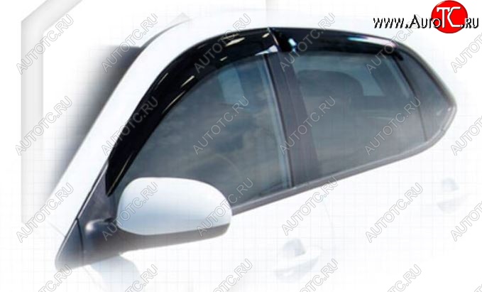 1 989 р. Дефлектора окон CA-Plastiс KIA Rio 3 QB дорестайлингхэтчбек5дв. (2011-2015) (Classic полупрозрачный, Без хром.молдинга)  с доставкой в г. Воронеж