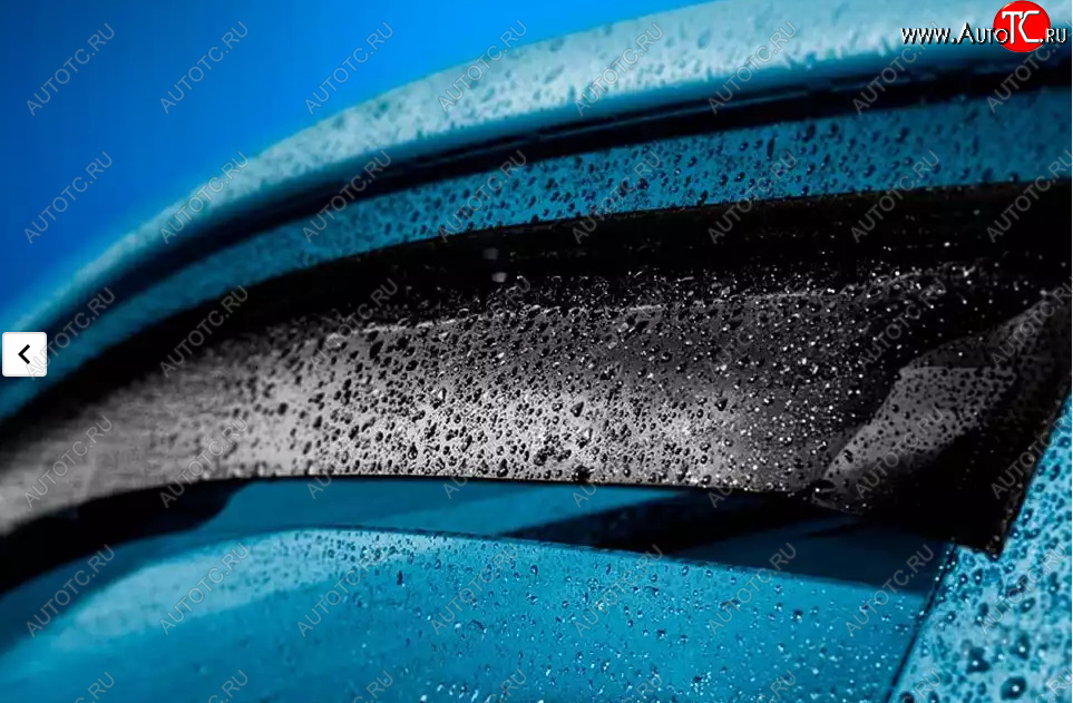 2 399 р. Дефлектор окон REIN (ВСТАВНОЙ ПОД РЕЗИНКУ) KIA Rio 4 FB дорестайлинг седан (2016-2020)  с доставкой в г. Воронеж