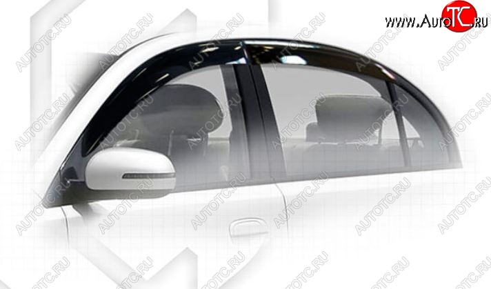 1 989 р. Дефлектора окон CA-Plastiс KIA Rio 2 JB дорестайлинг седан (2005-2009) (Classic полупрозрачный, Без хром.молдинга, Крепление только на скотч) с доставкой в г. Воронеж Увеличить фотографию 1 1 989 р. Дефлектора окон CA-Plastiс KIA Rio 2 JB дорестайлинг седан (2005-2009) (Classic полупрозрачный, Без хром.молдинга, Крепление только на скотч) с доставкой в г. Воронеж