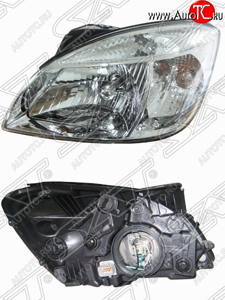 3 299 р. Левая передняя фара SAT KIA Rio 2 JB дорестайлинг седан (2005-2009)  с доставкой в г. Воронеж