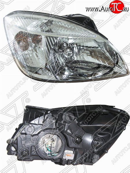 3 299 р. Правая передняя фара SAT KIA Rio 2 JB дорестайлинг седан (2005-2009)  с доставкой в г. Воронеж