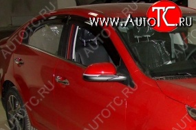 2 429 р. Дефлектора окон SIM KIA Rio 4 FB дорестайлинг седан (2016-2020)  с доставкой в г. Воронеж