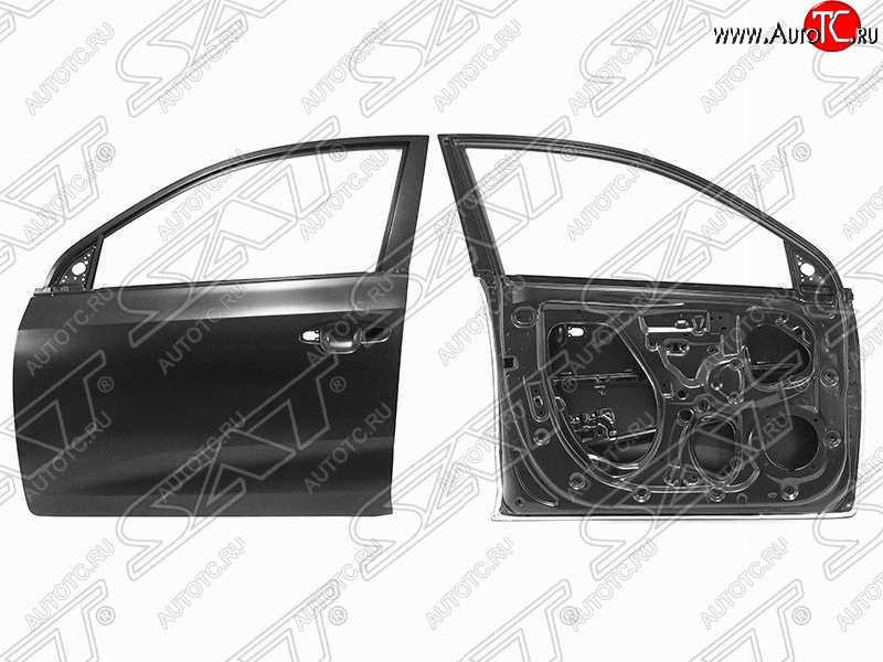 15 599 р. Левая дверь передняя SAT KIA Rio 4 FB дорестайлинг седан (2016-2020) (Неокрашенная)  с доставкой в г. Воронеж