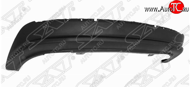 1 099 р. Накладка заднего бампера SAT SAT (нижняя часть, под молдинг) KIA Rio 3 QB рестайлинг седан (2015-2017)  с доставкой в г. Воронеж