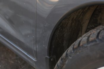 4 549 р. Защитные накладки на арки ArtForm KIA Rio 4 FB дорестайлинг седан (2016-2020) (Поверхность: шагрень)  с доставкой в г. Воронеж. Увеличить фотографию 3