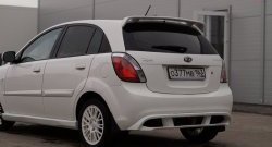 5 899 р. Накладка заднего бампера Vita Dm KIA Rio 2 JB дорестайлинг, хэтчбэк 5 дв. (2005-2009) (Неокрашенная)  с доставкой в г. Воронеж. Увеличить фотографию 1