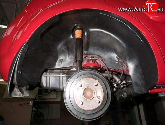 3 199 р. Задний правый подкрылок NovLine  KIA Rio  2 JB (2009-2011) рестайлинг седан, рестайлинг, хэтчбэк 5 дв.  с доставкой в г. Воронеж