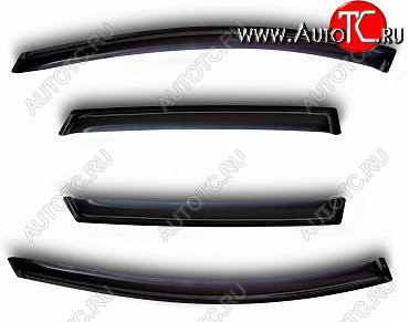 3 199 р. Дефлектора окон SIM KIA Sorento XM дорестайлинг (2009-2012)  с доставкой в г. Воронеж