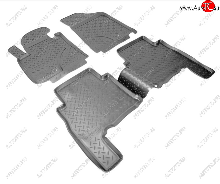 2 499 р. Комплект ковриков в салон Norplast Unidec  KIA Sorento  XM (2009-2012) дорестайлинг (Цвет: черный)  с доставкой в г. Воронеж