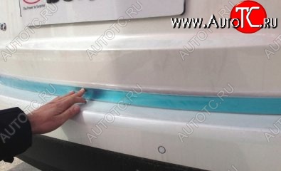 5 349 р. Нижняя накладка на крышку багажника СТ KIA Sorento XM рестайлинг (2012-2015)  с доставкой в г. Воронеж