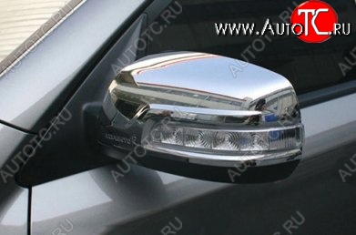 4 199 р. Накладки на зеркала СТ KIA Sorento XM рестайлинг (2012-2015) (Неокрашенные)  с доставкой в г. Воронеж