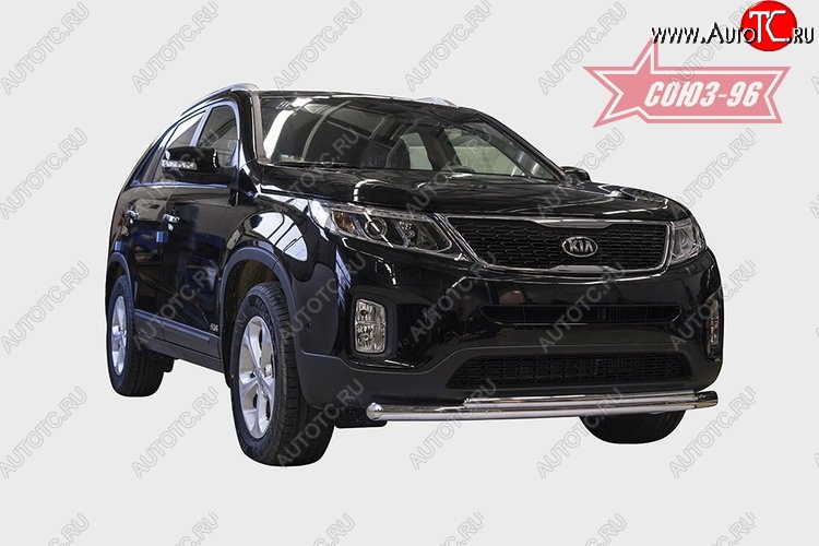 15 929 р. Защита переднего бампера двойная Souz-96 (d460/42)  KIA Sorento  XM (2012-2015) рестайлинг  с доставкой в г. Воронеж