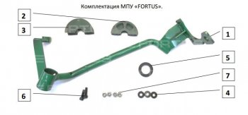 34 999 р. Замок рулевого вала FORTUS (бесштыревой) KIA Sorento MQ4 (2020-2022) (Вал d 17)  с доставкой в г. Воронеж. Увеличить фотографию 2